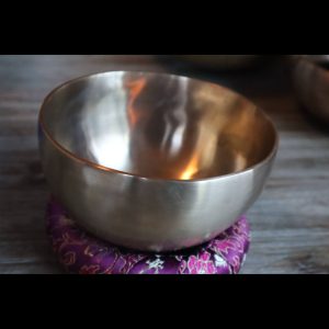 Tuned Tibetan Zen Singing Bowl 12"-F Note-Heart
